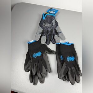Gorilla Grip Large Gloves (3-Pair) Brand New 1 Maximum Grip And 2 Trax Grip